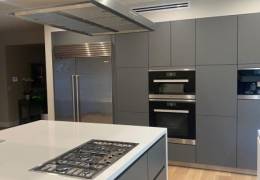 Lacquer Kitchen Cabinet Dark Gray1